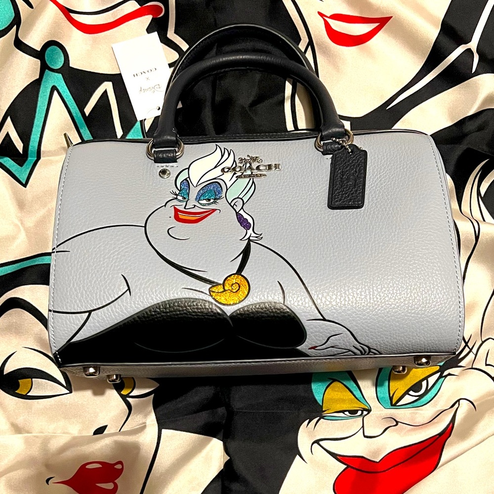 Coach X Disney Ursula leather Rowan crossbody